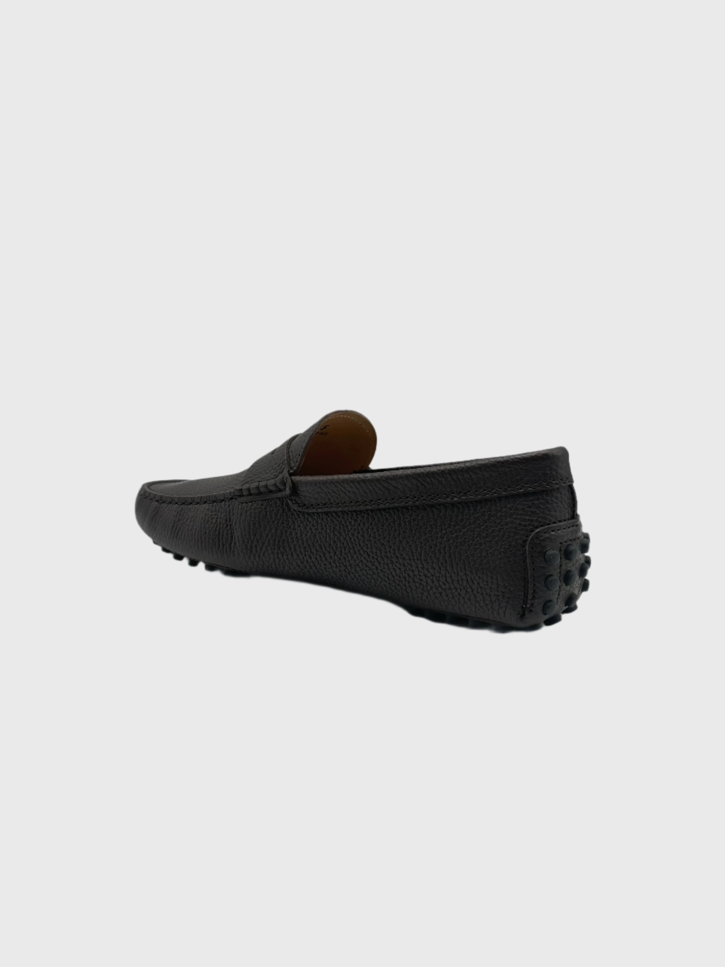 new eid collection for women Mocassino In Pelle Martellata Marrone Con Suola A Gommini vans new arrivals