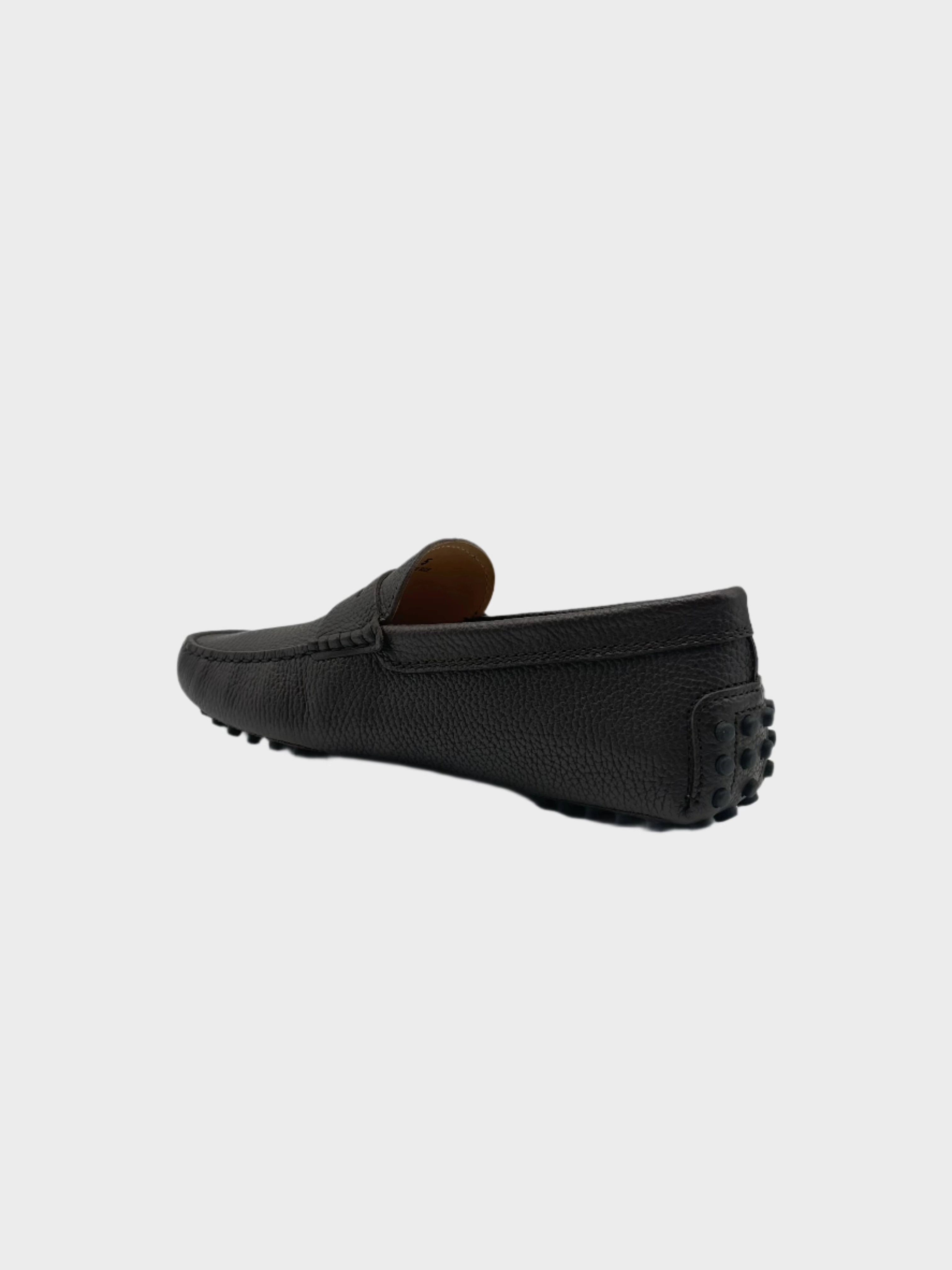 new eid collection for women Mocassino In Pelle Martellata Marrone Con Suola A Gommini vans new arrivals