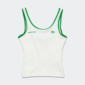 new eid collection for women Womens Tank Top x Sporty & Rich - Off White/Green mr price sandals new arrivals womens
