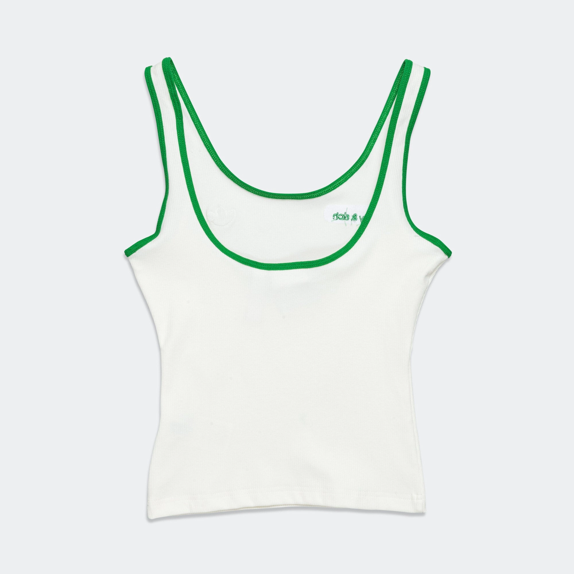 new eid collection for women Womens Tank Top x Sporty & Rich - Off White/Green