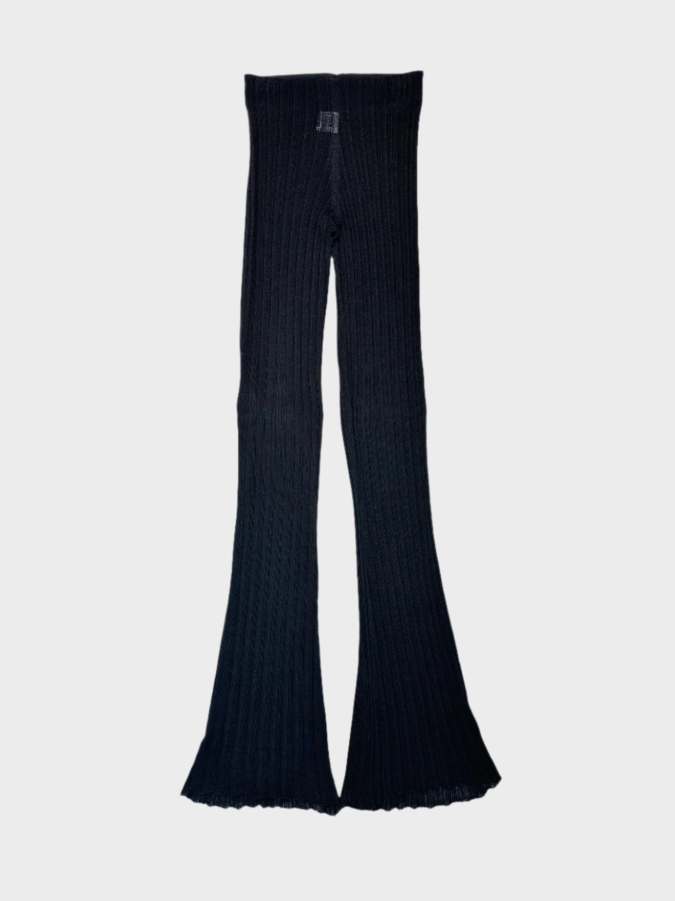 new eid collection suruma in new arrivals online shopping ladies Pantaloni In Maglia Nera Con Fondo morbido