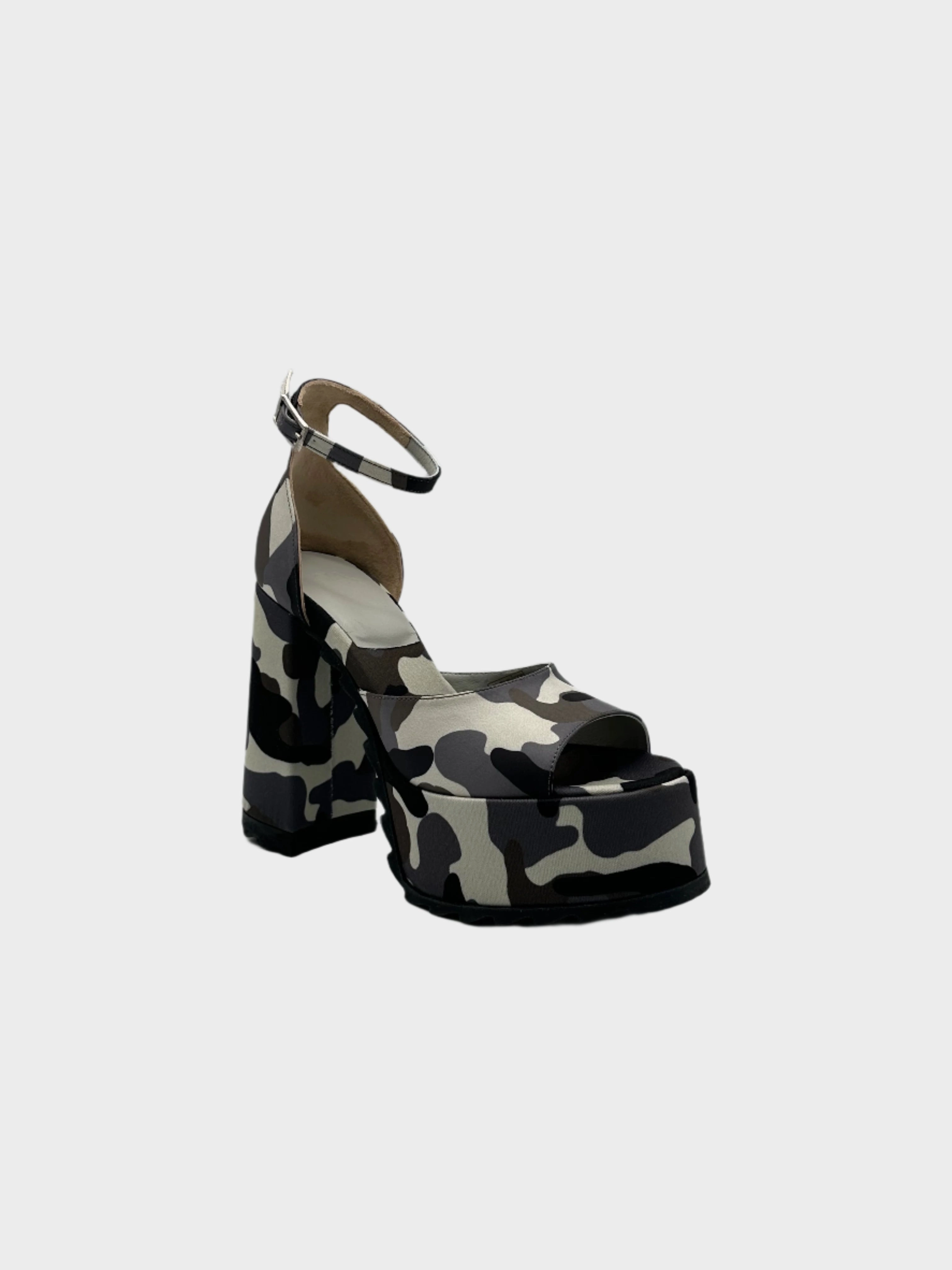 new nike releases new arrivals beyaz elbise Sandali Camo Con Plateau E Tacco Largo