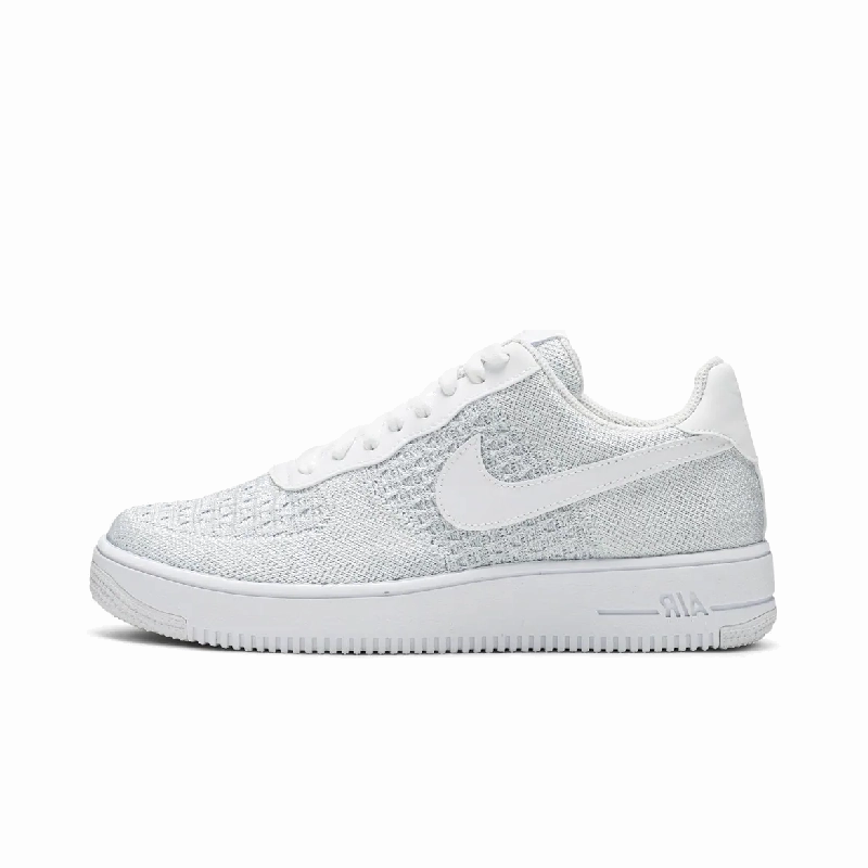 Nike Air Force 1 Flyknit 2.0 White Pure Platinum Luxury essentials Crafted to perfection