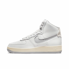 Nike Air Force 1 High Sculpt White Silver (Women's) Sophisticated style Premium apparel