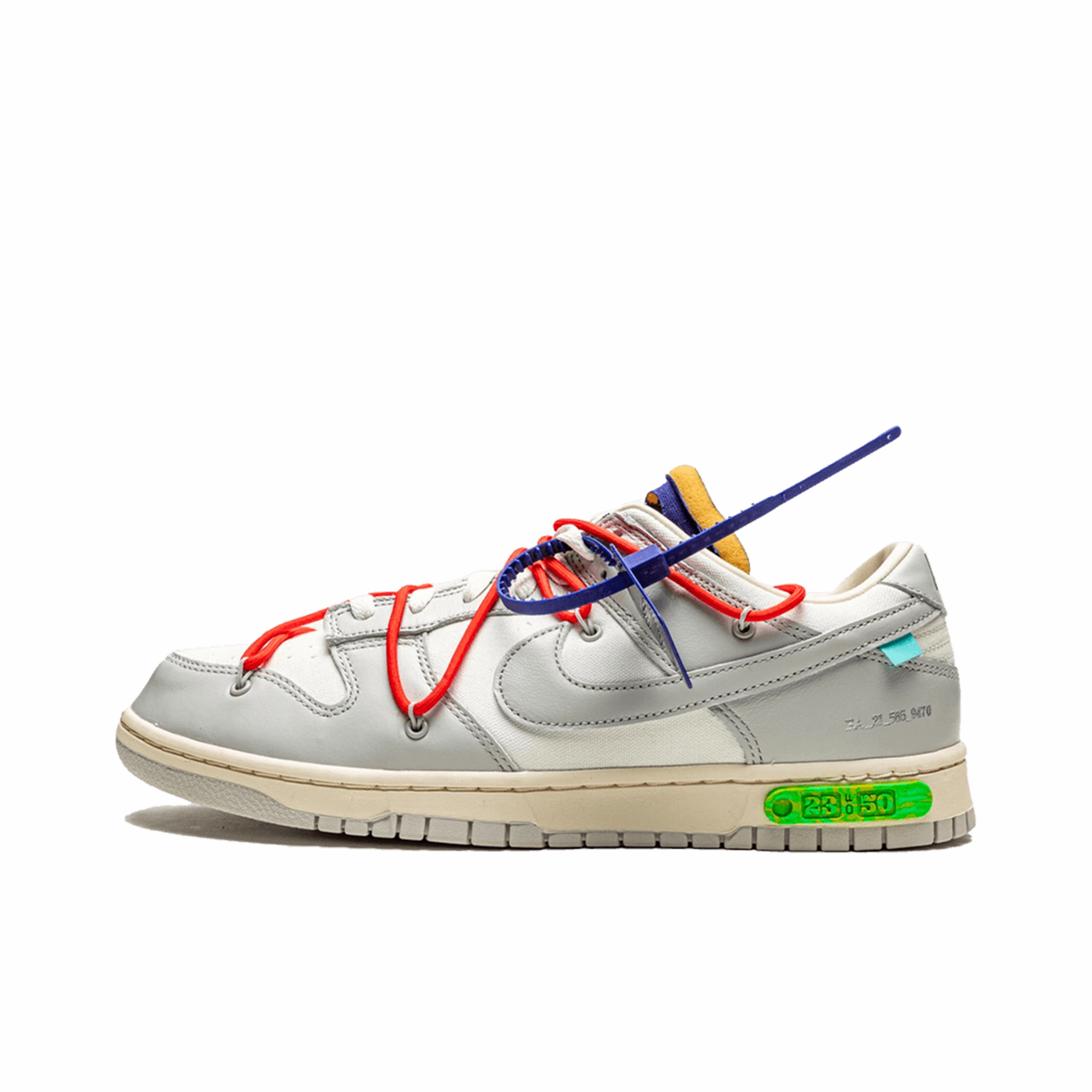 Nike Dunk Low Off-White Lot 23 High-end materials Sophisticated style