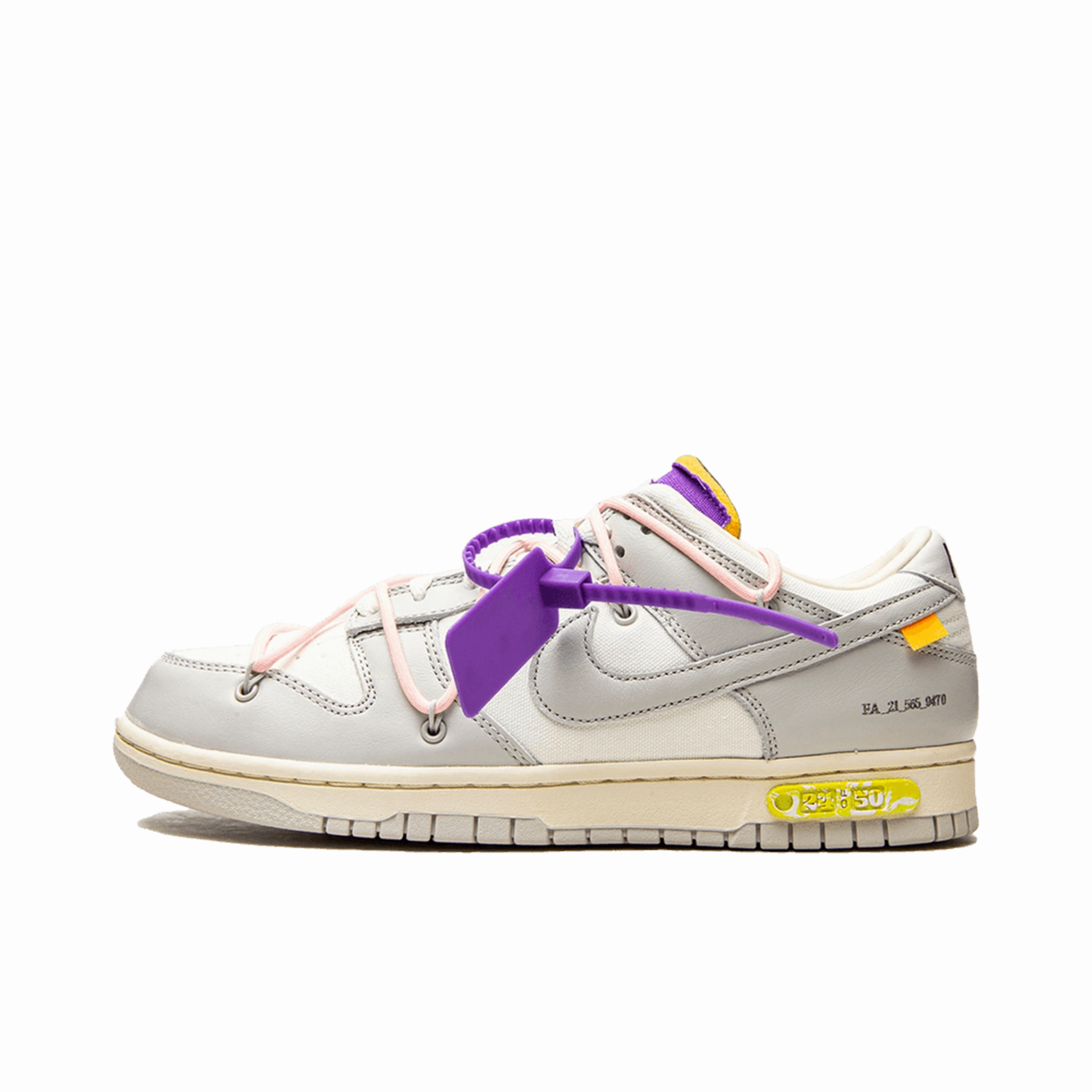 Nike Dunk Low Off-White Lot 24 High-quality materials Designer craftsmanship