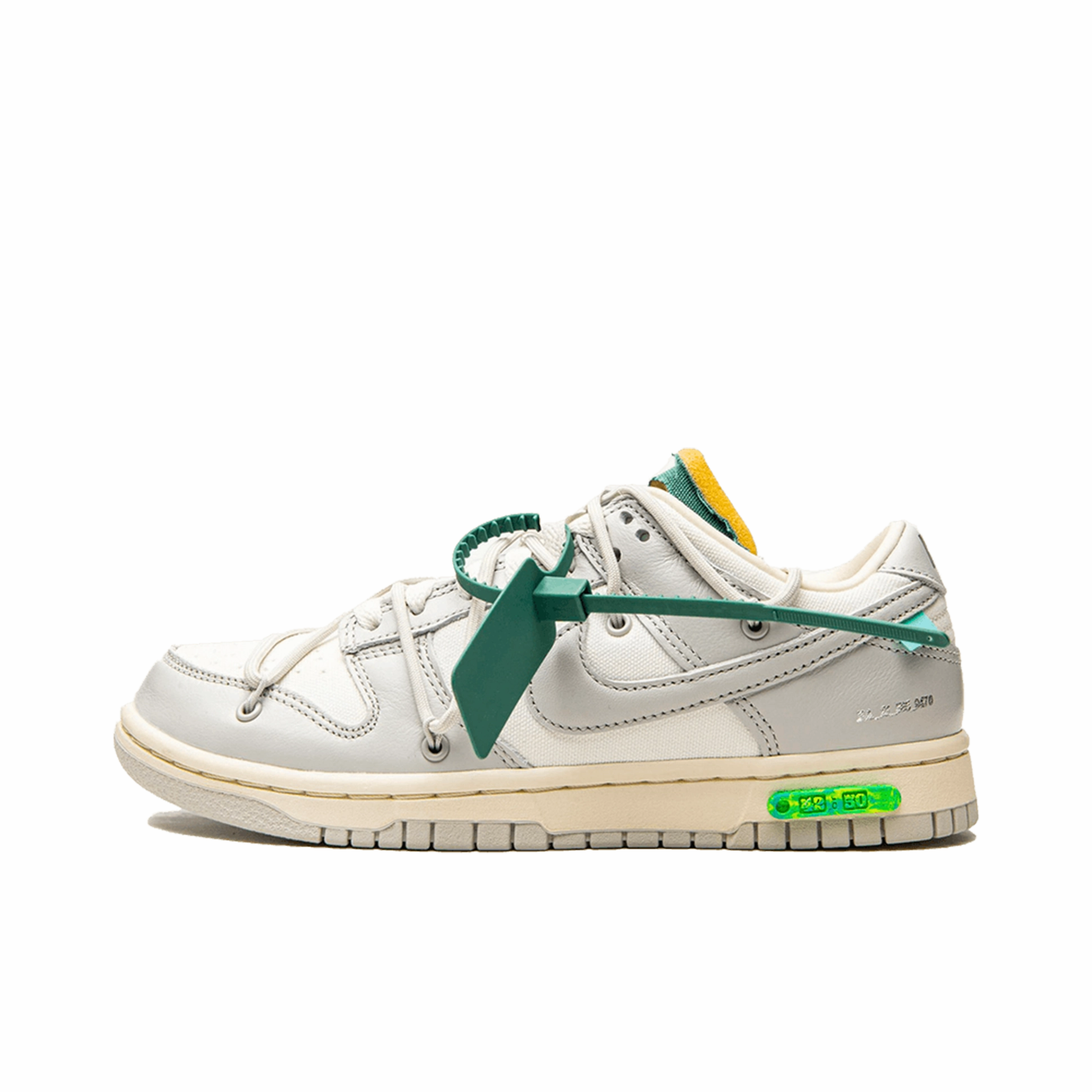 Nike Dunk Low Off-White Lot 42 Designer essentials Luxury details