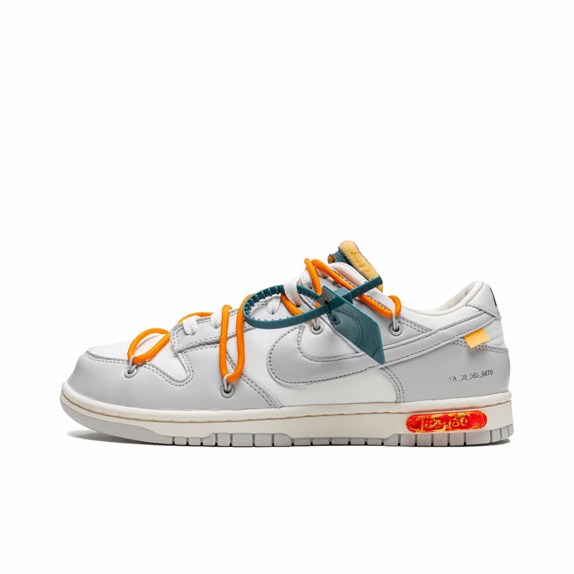 Nike Dunk Low Off-White Lot 44 Designer finish Premium finishes