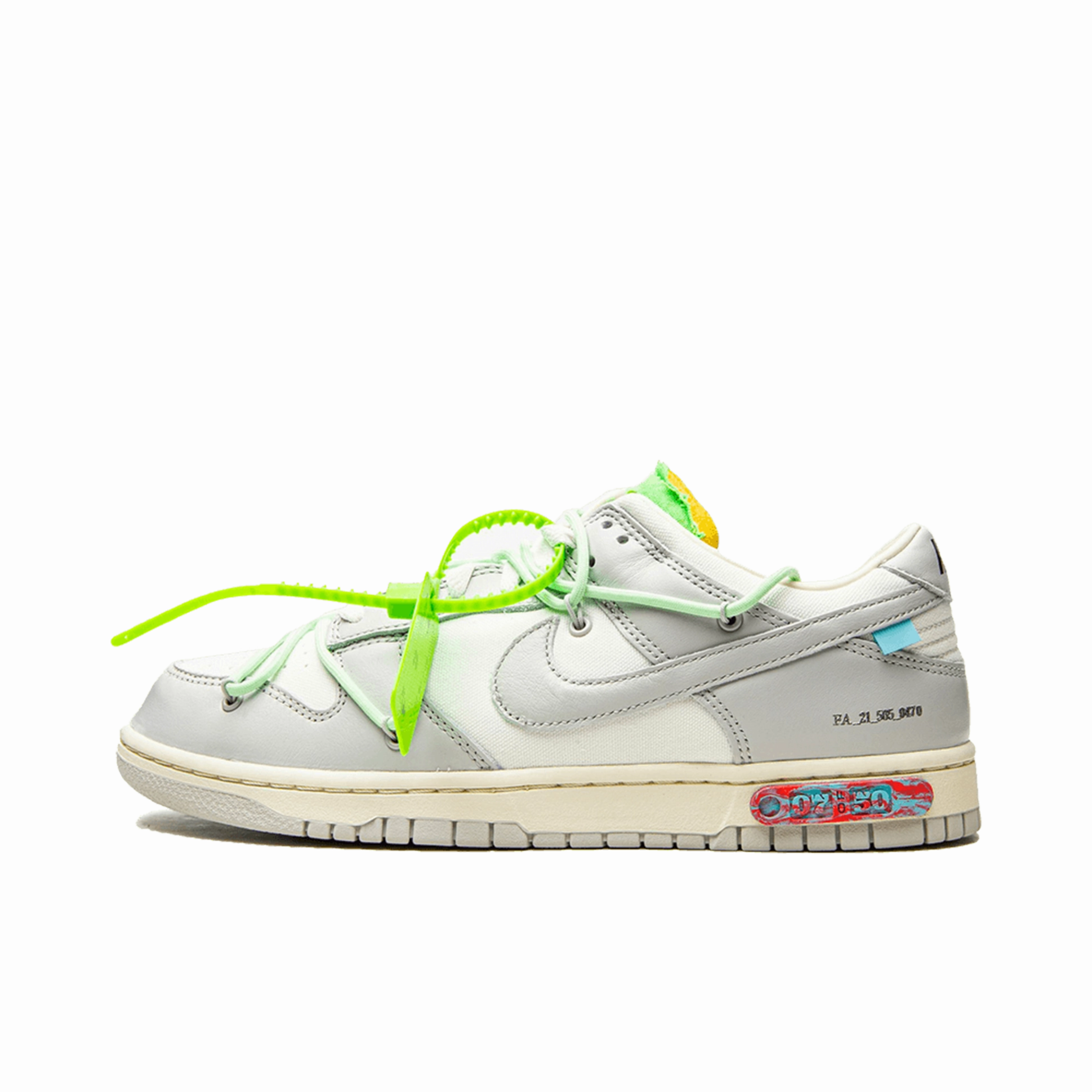 Nike Dunk Low Off-White Lot 7 High-quality materials Premium materials