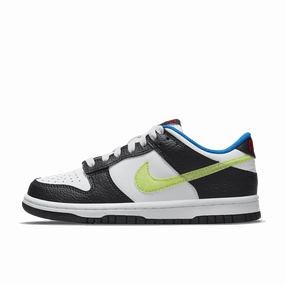 Nike Dunk Low Signal Blue Lemon Twist (GS) Bespoke tailoring Luxury leather