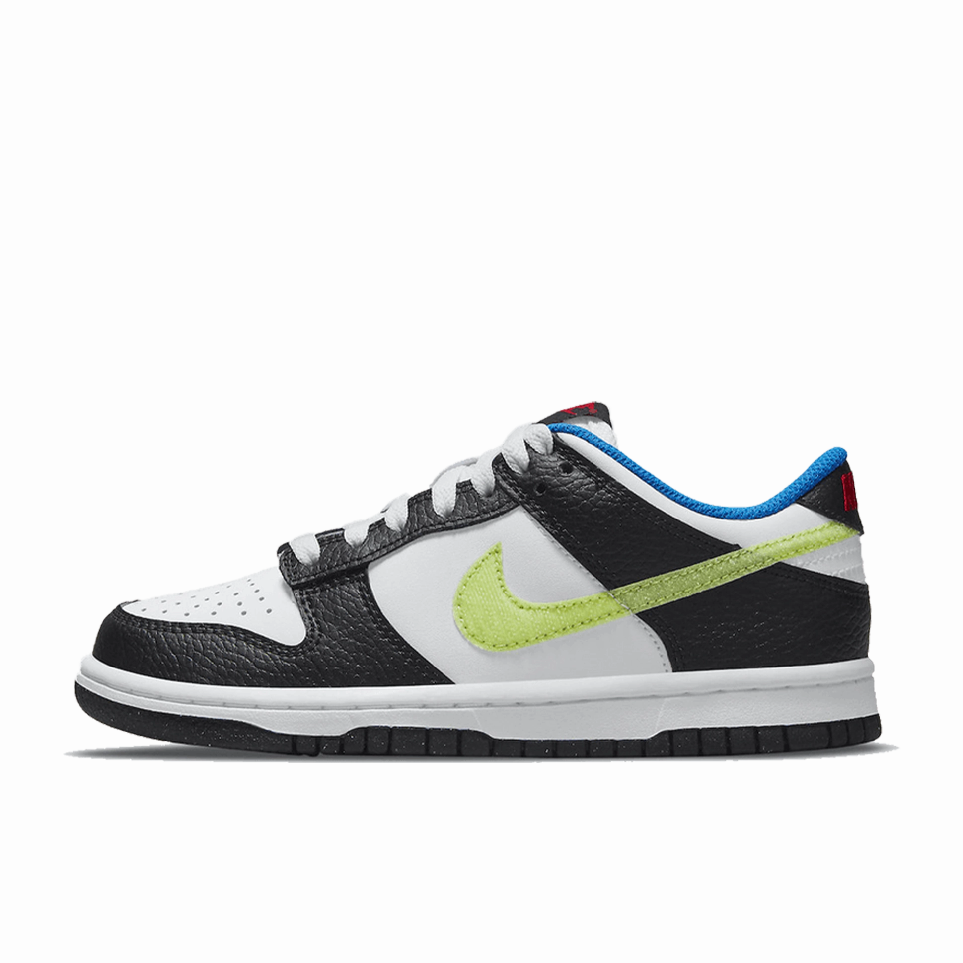 Nike Dunk Low Signal Blue Lemon Twist (GS) Bespoke tailoring Luxury leather