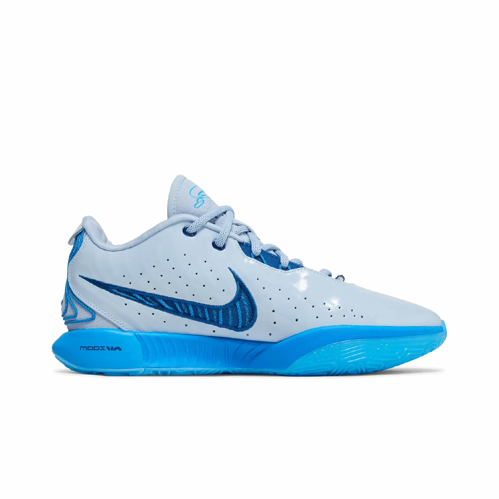 Nike LeBron 21 Blue Diver (Translucent Blue Outsole) Sophisticated style
