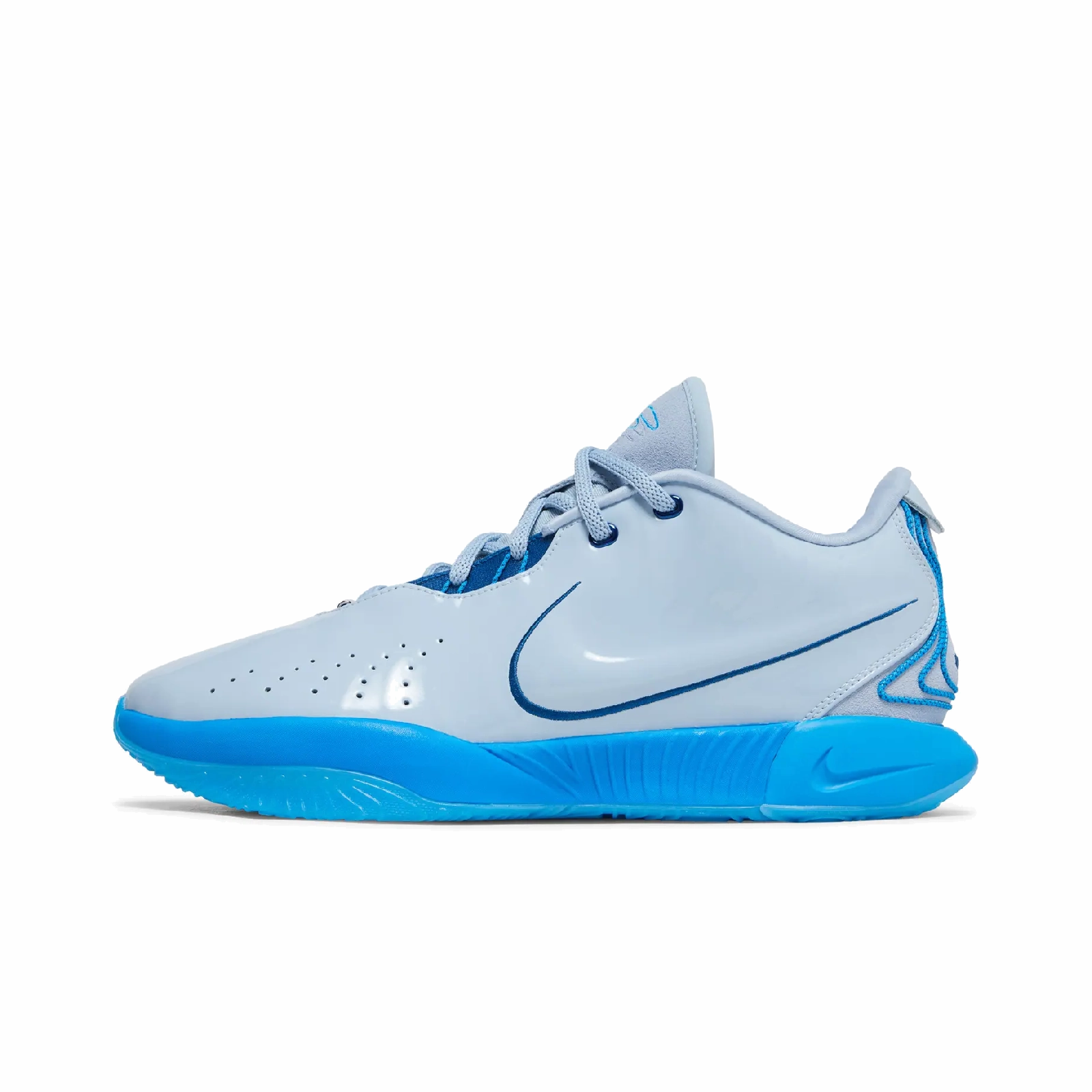 Nike LeBron 21 Blue Diver (Translucent Blue Outsole) Sophisticated style Timeless design