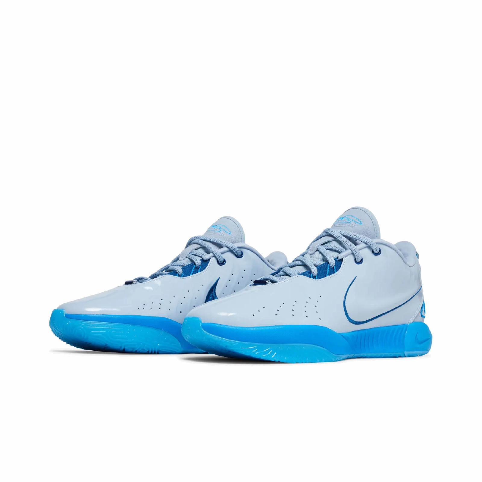 Nike LeBron 21 Blue Diver (Translucent Blue Outsole) Sophisticated style