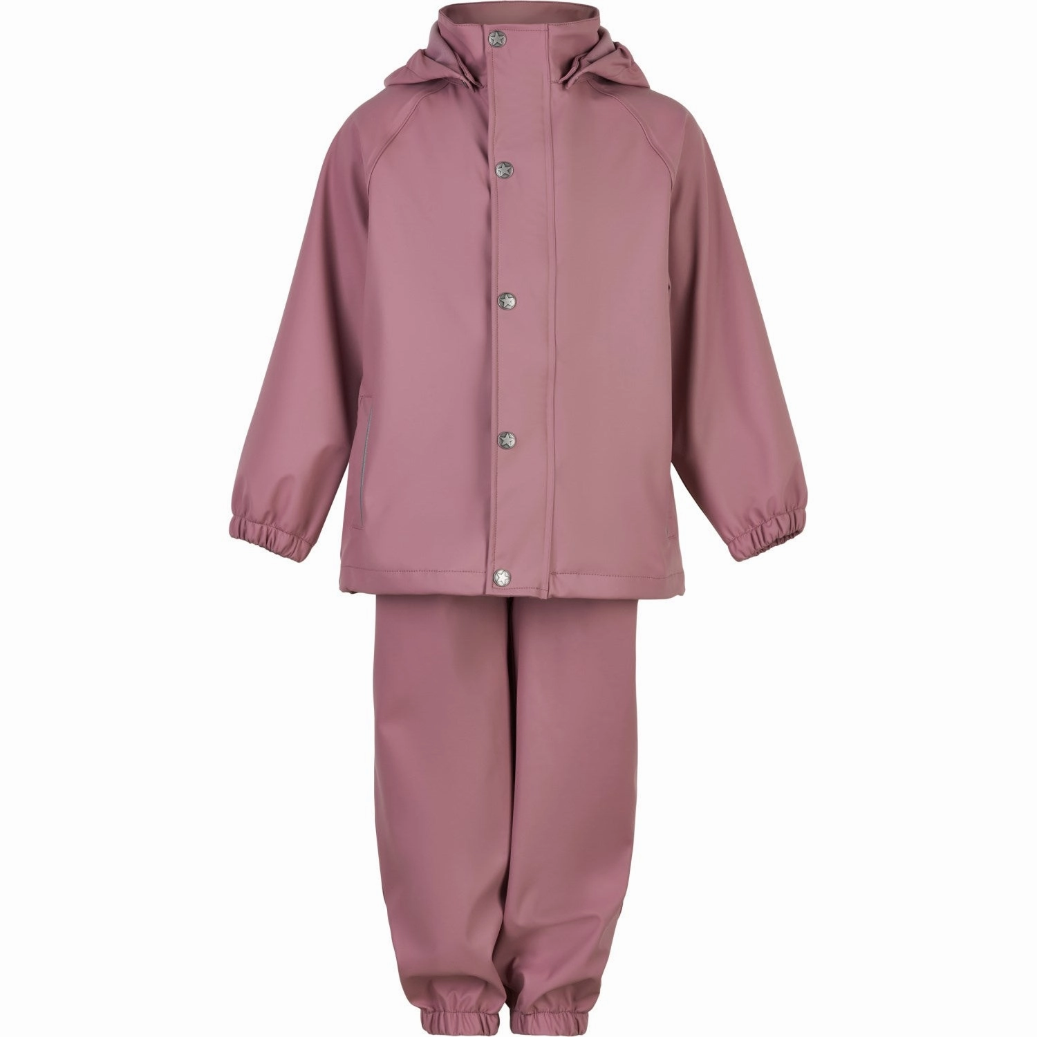 Noble En Fant Old Rose Rainwear Set Solid Exquisite