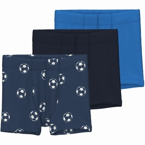 Noble Name It Dark Denim Tights 3-pack Dark Denim Football Noos Refined
