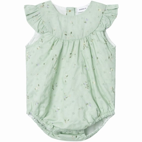 Noble Name It Silt Green Jimilla Sunsuit Sleek