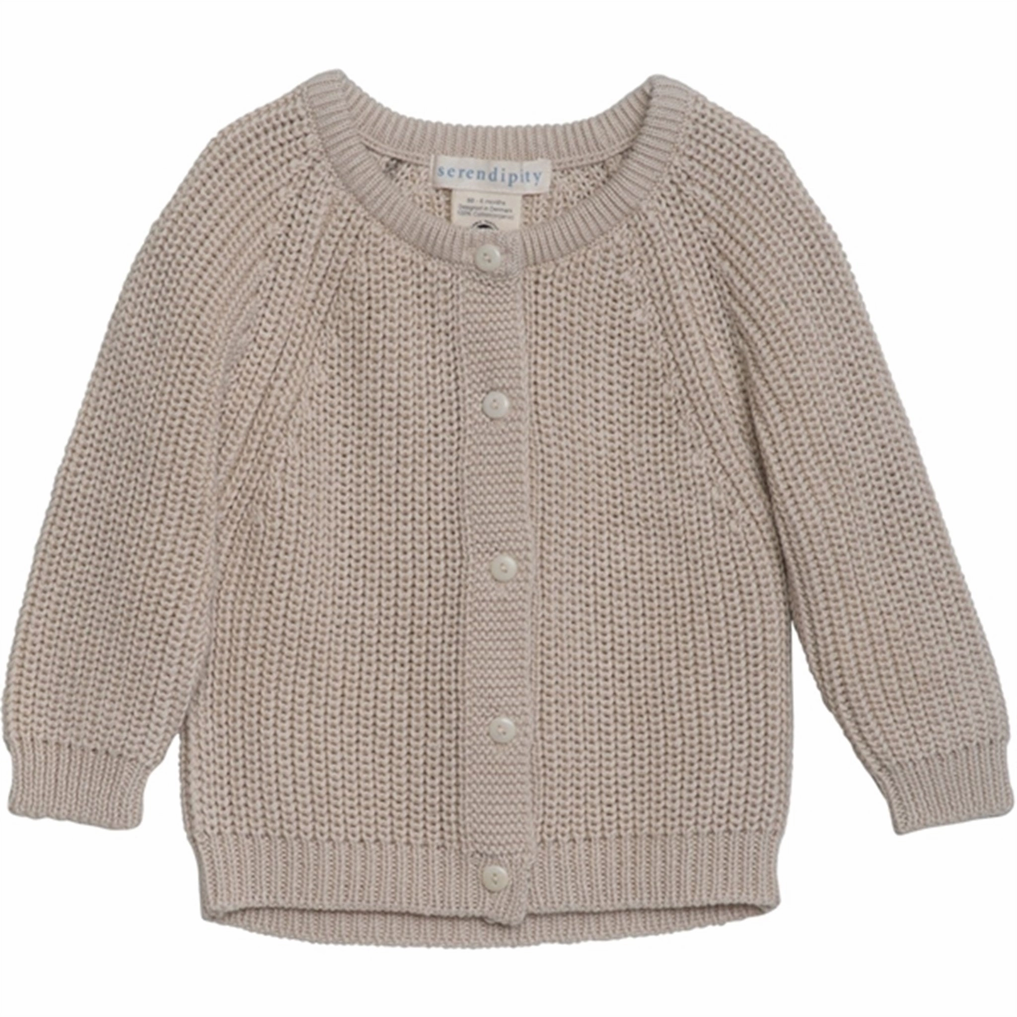 Noble Serendipity Fog Baby Patent Cardigan Distinctive