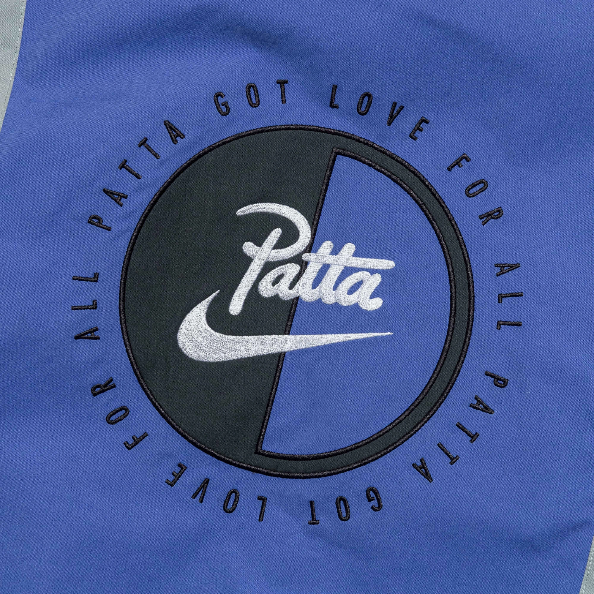 NRG Track Jacket x Patta - Particle Grey/Sapphire new collection