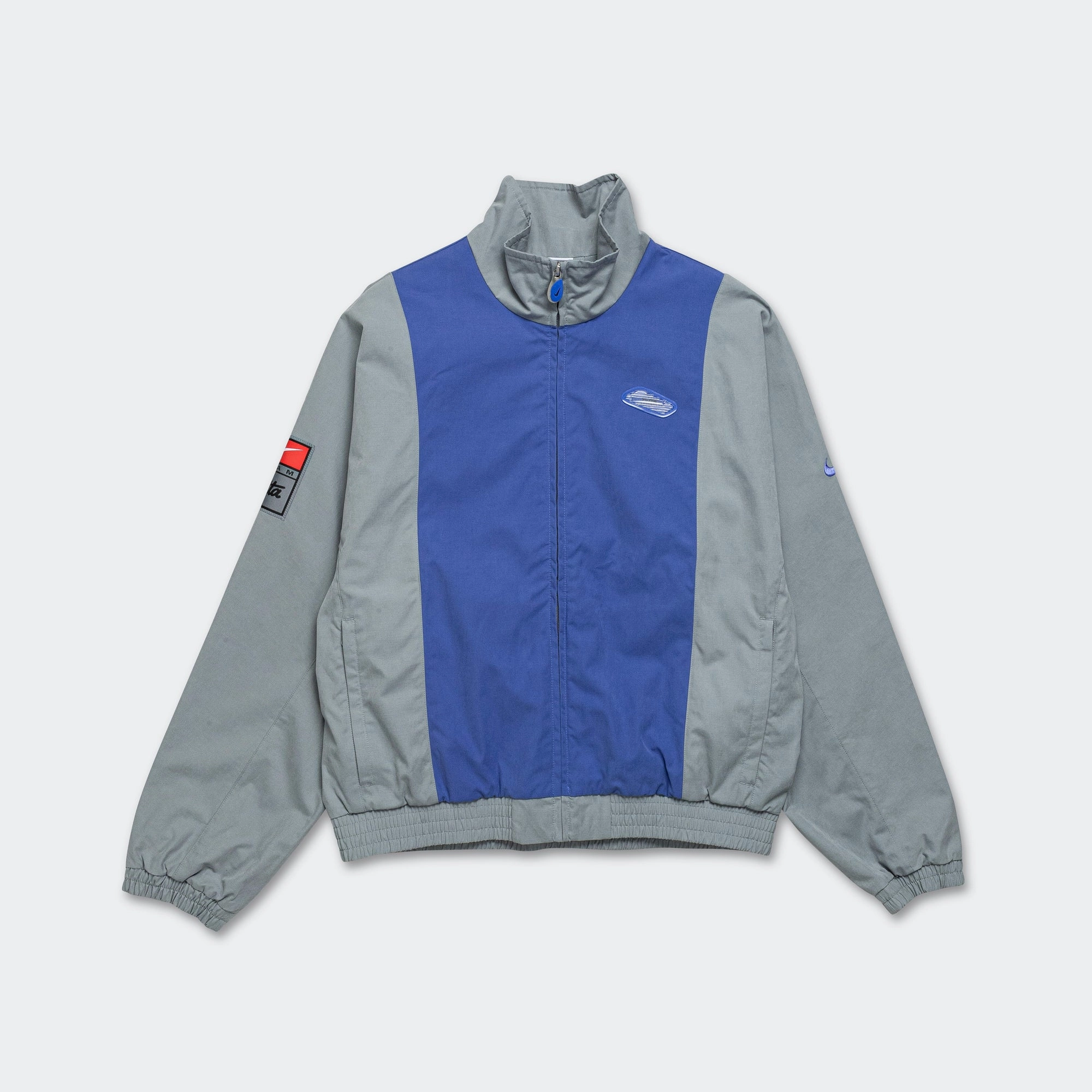 NRG Track Jacket x Patta - Particle Grey/Sapphire almondant new arrivals glitzindia new arrivals