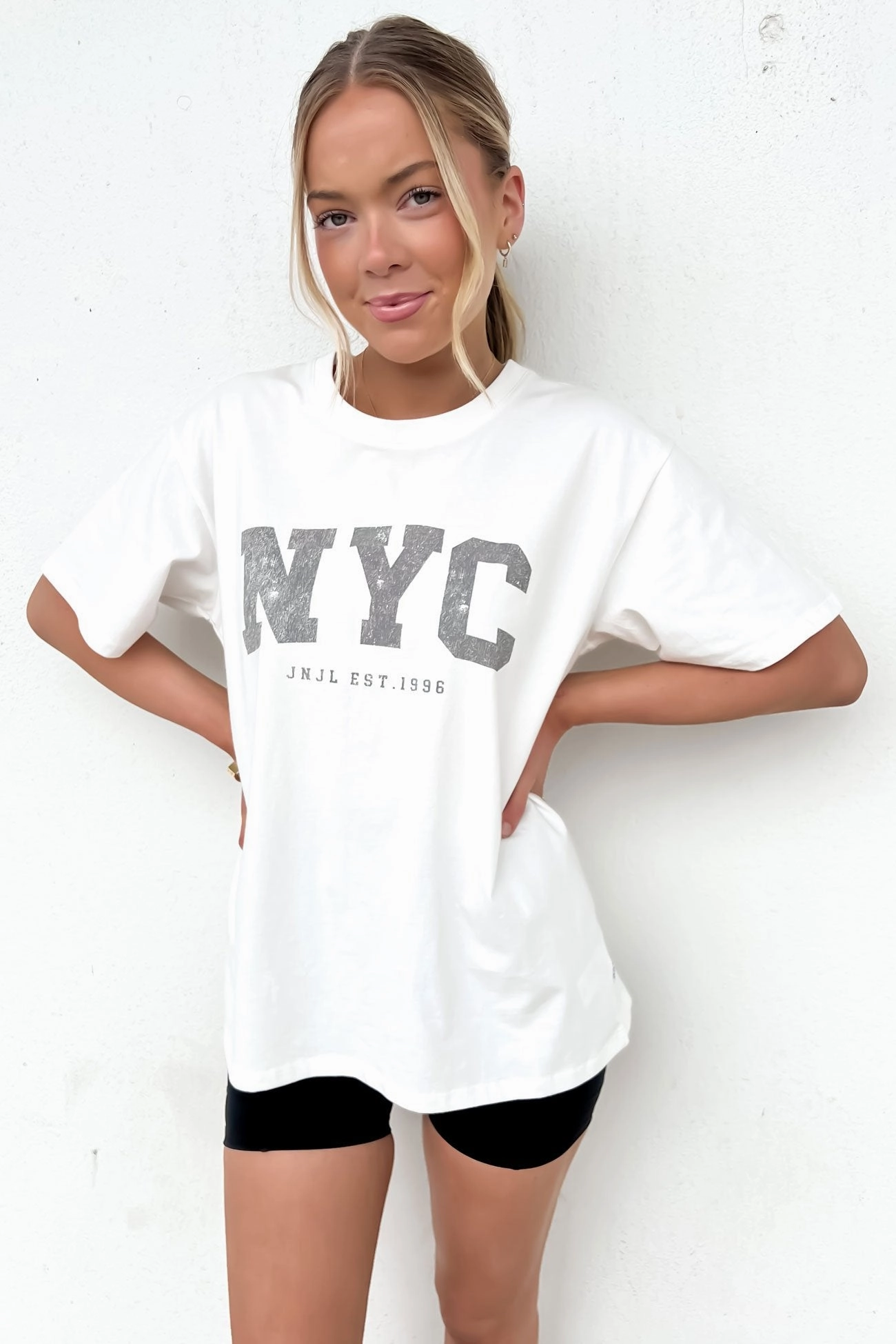 NYC Tee Vintage White sale at bash