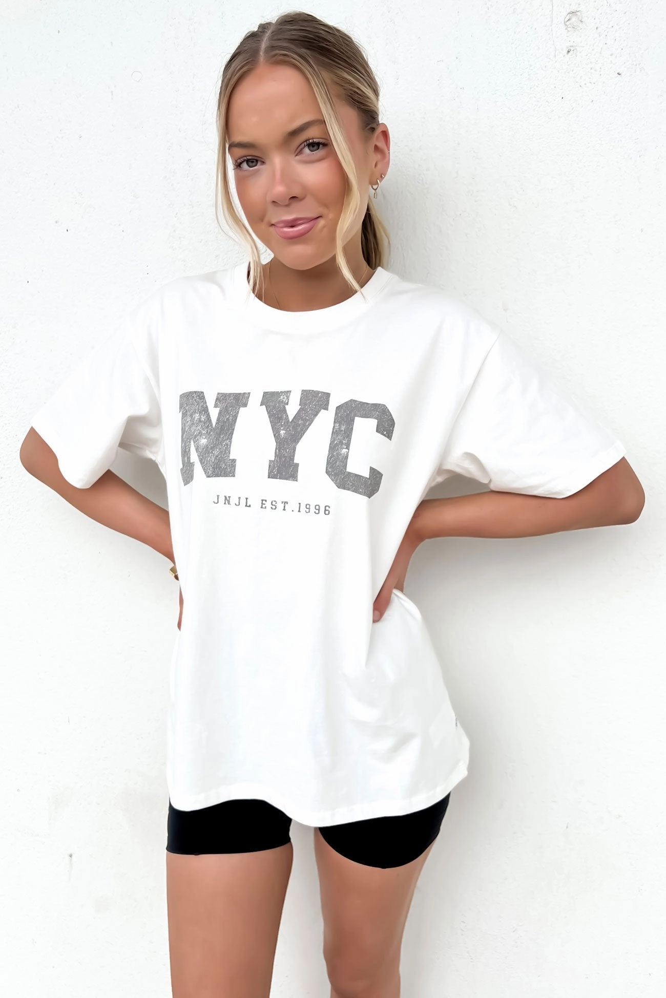 NYC Tee Vintage White sale at bash