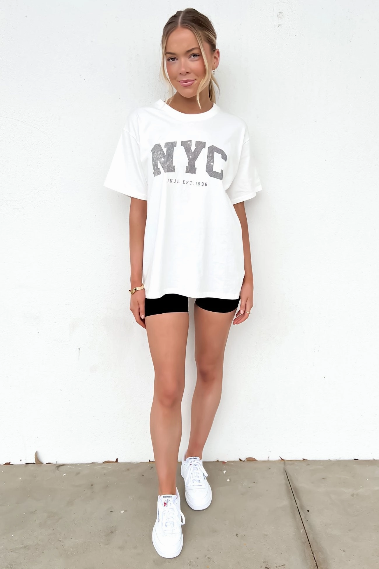 NYC Tee Vintage White sale at bash
