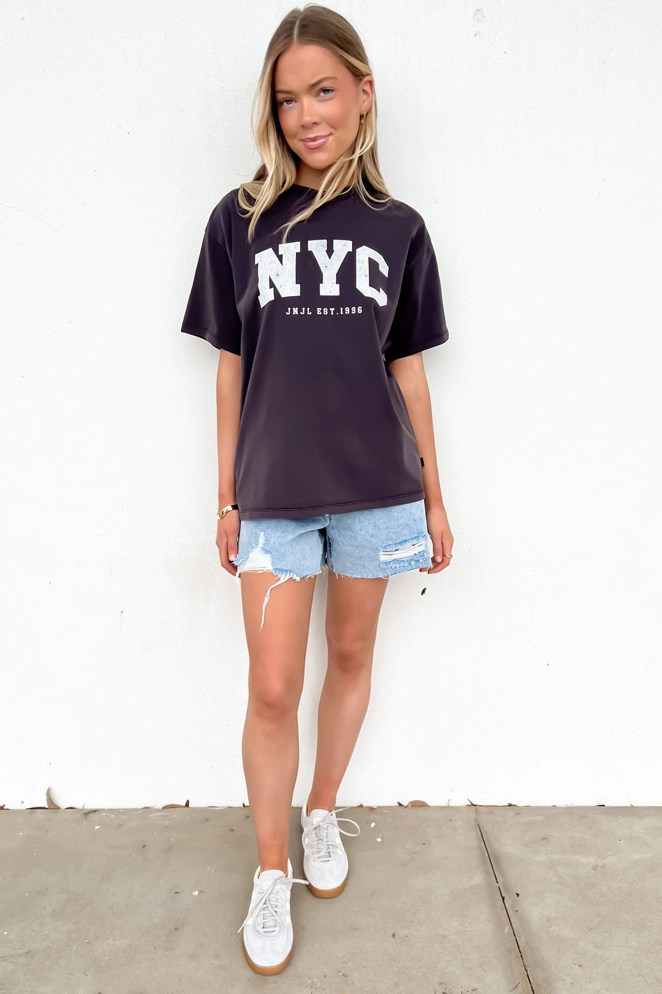 NYC Tee Washed Black sale kids
