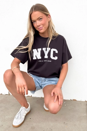 NYC Tee Washed Black sale kids emtb sale
