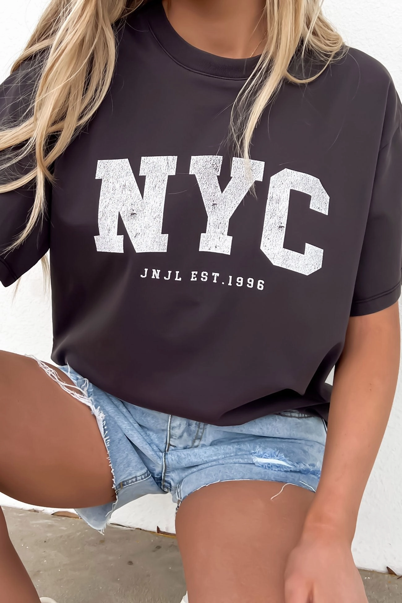 NYC Tee Washed Black sale kids