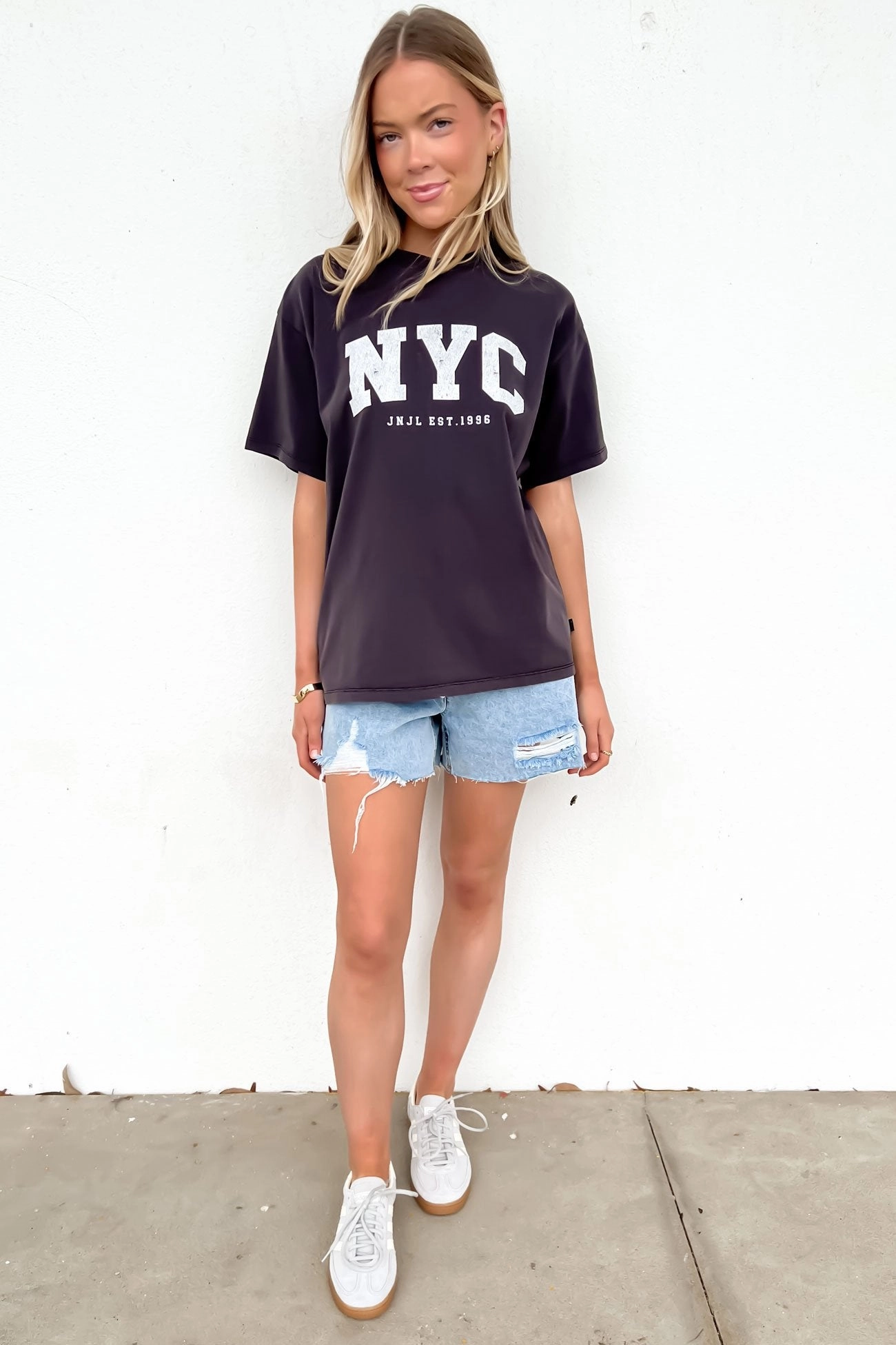 NYC Tee Washed Black sale kids