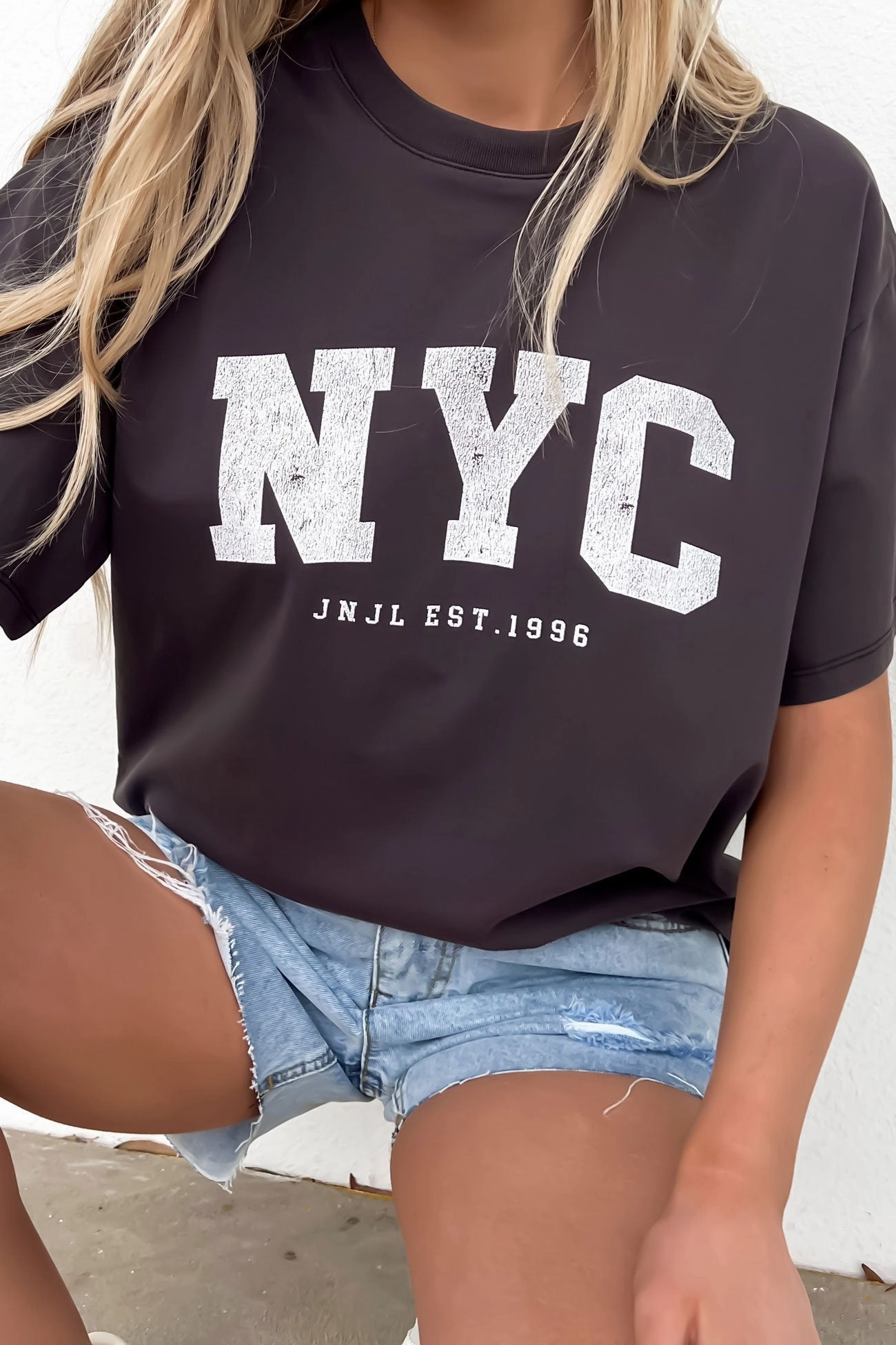 NYC Tee Washed Black sale kids
