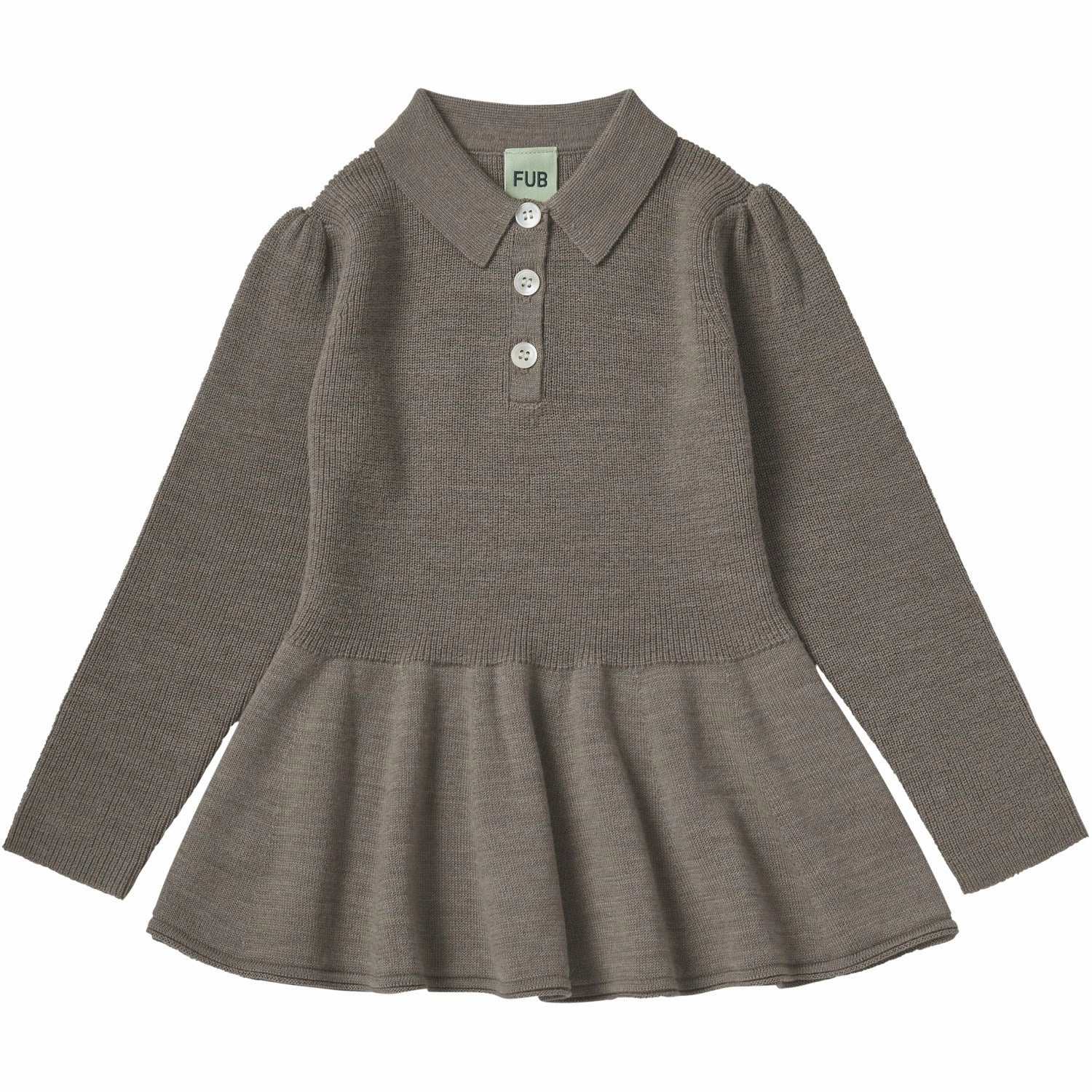 Nylon FUB Hazel Melange Peblum Tee L/S Chic