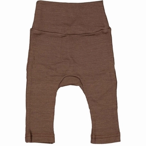 Nylon MarMar New Born Wool Rib Terre Piva Pants Zipper