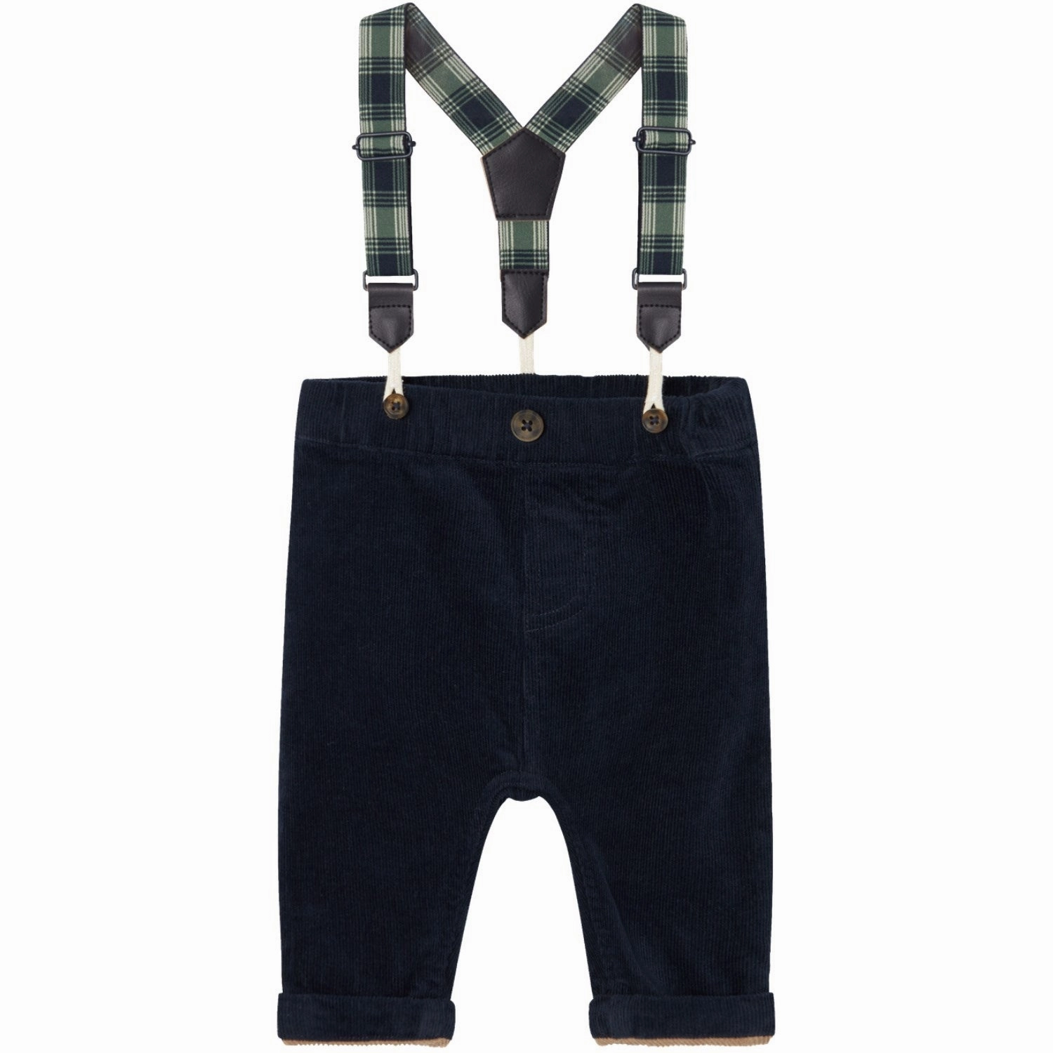 Nylon Name It Dark Sapphire Ben U Shape Corduroy Pants Fitted