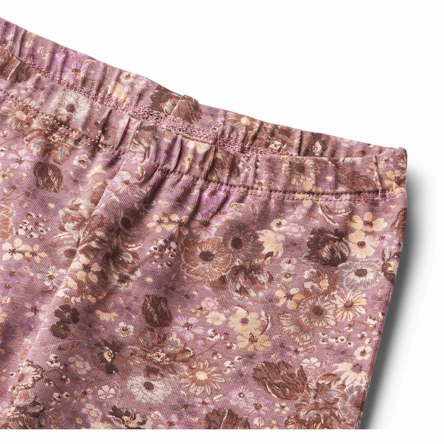 Nylon Wheat Lavender Flowers Leggings Jules