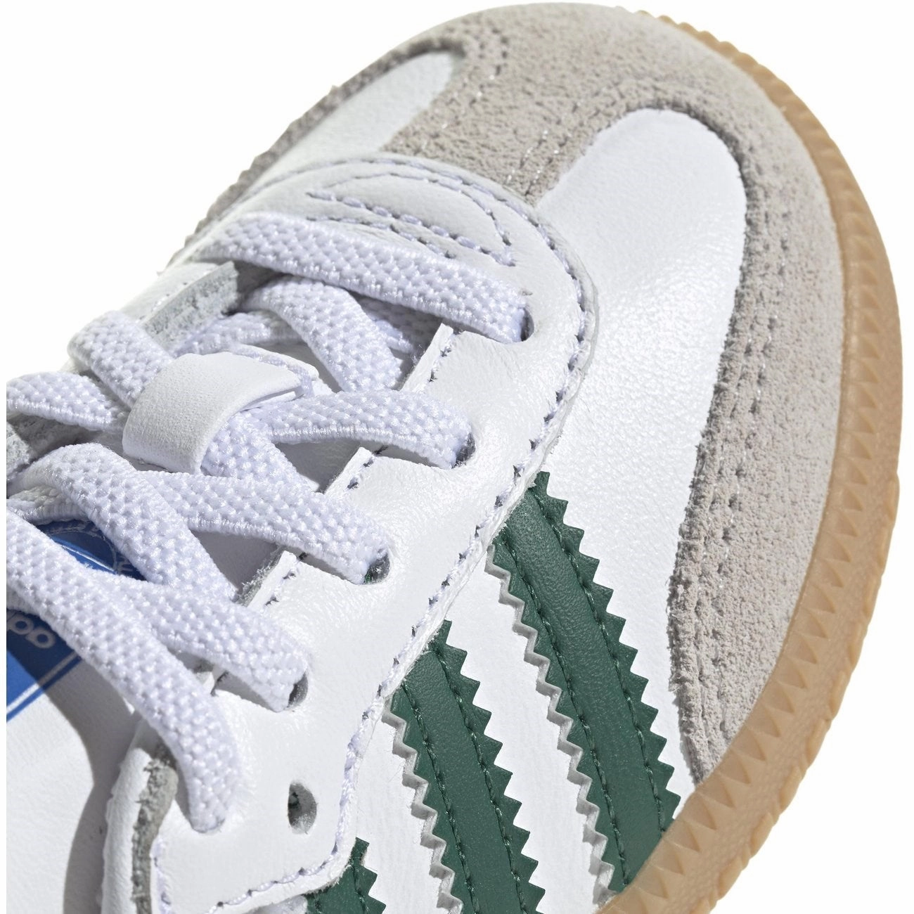 Office shoes adidas Originals SAMBA OG EL I Sneakers Cloud White / Collegiate Green / Gum