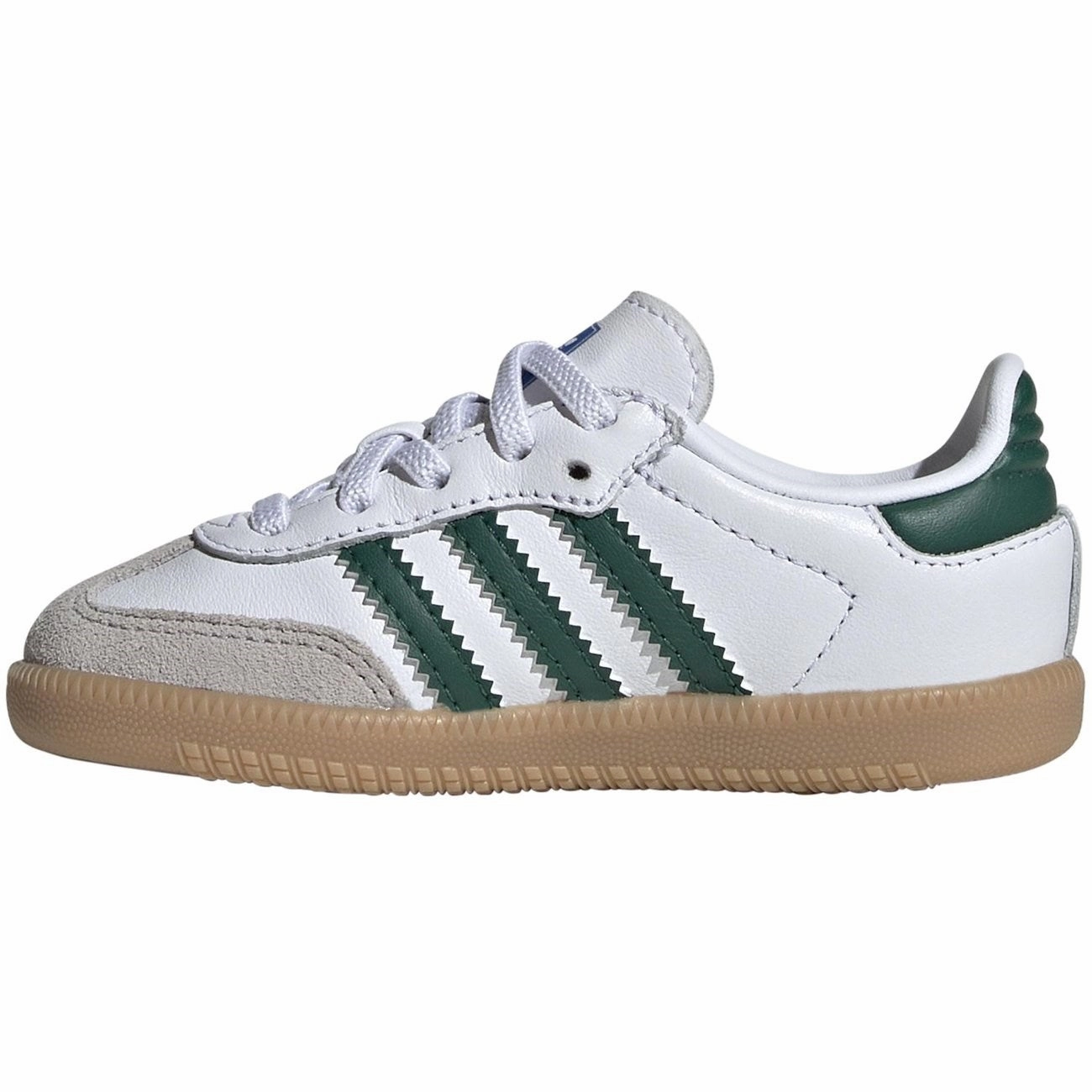 Office shoes adidas Originals SAMBA OG EL I Sneakers Cloud White / Collegiate Green / Gum
