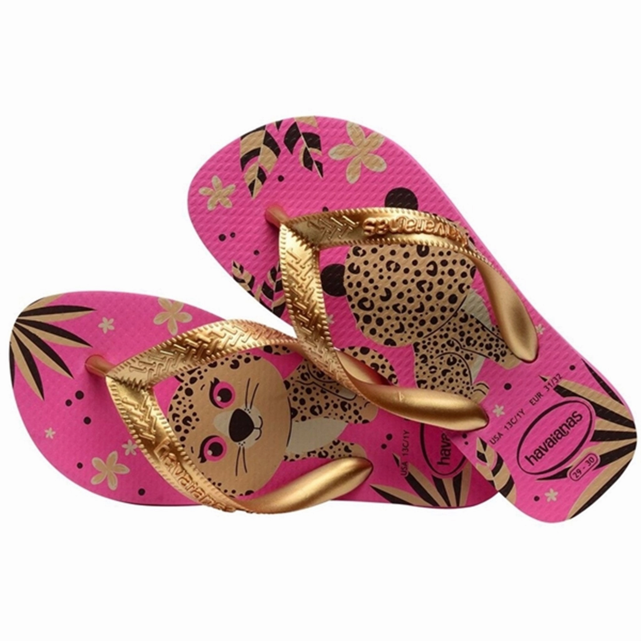 Office shoes Havaianas Kids Sandals Top Pets Pink Flux