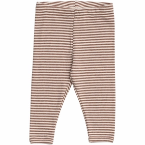 Opulent Serendipity Acorn/Offwhite Baby Leggings Stripe Prestige