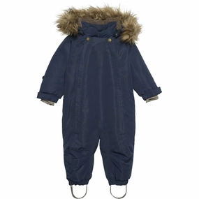 Original En Fant Snow Suit m. Faux Fur Parisian Night Magnetic