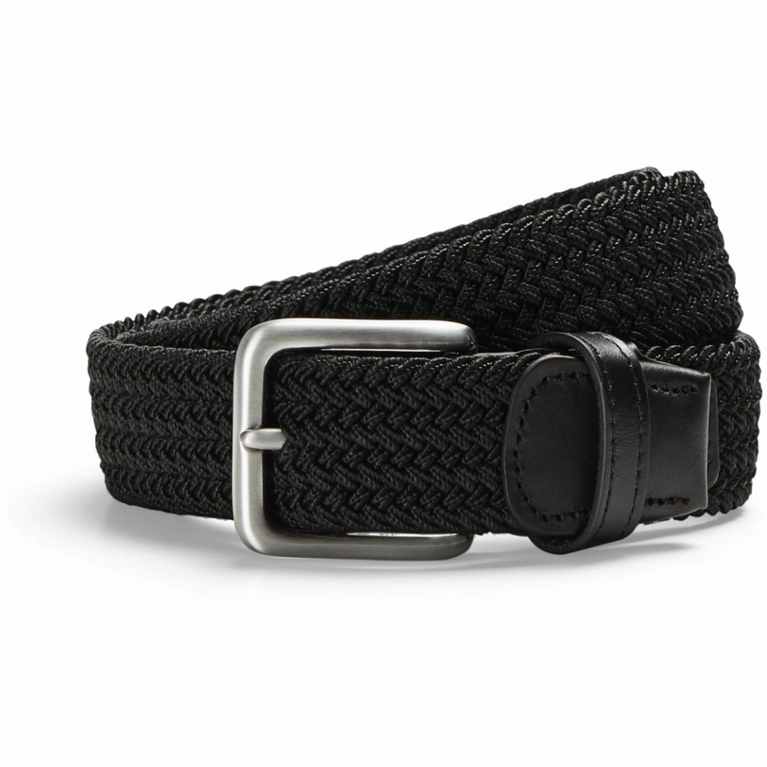 Jack & Jones Junior Black Spring Woven Belt Inspiring Classic