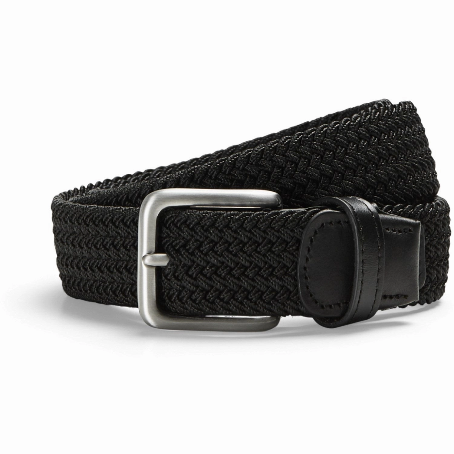 Original Jack & Jones Junior Black Spring Woven Belt Iconic