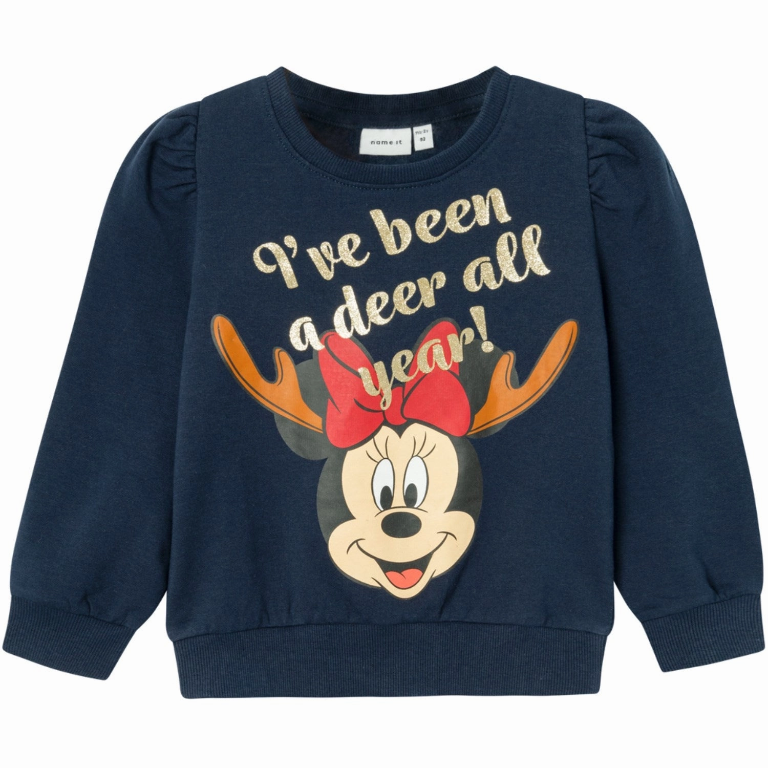 Regal Name It Dark Sapphire Sine Minnie Mouse Sweatshirt Attractive