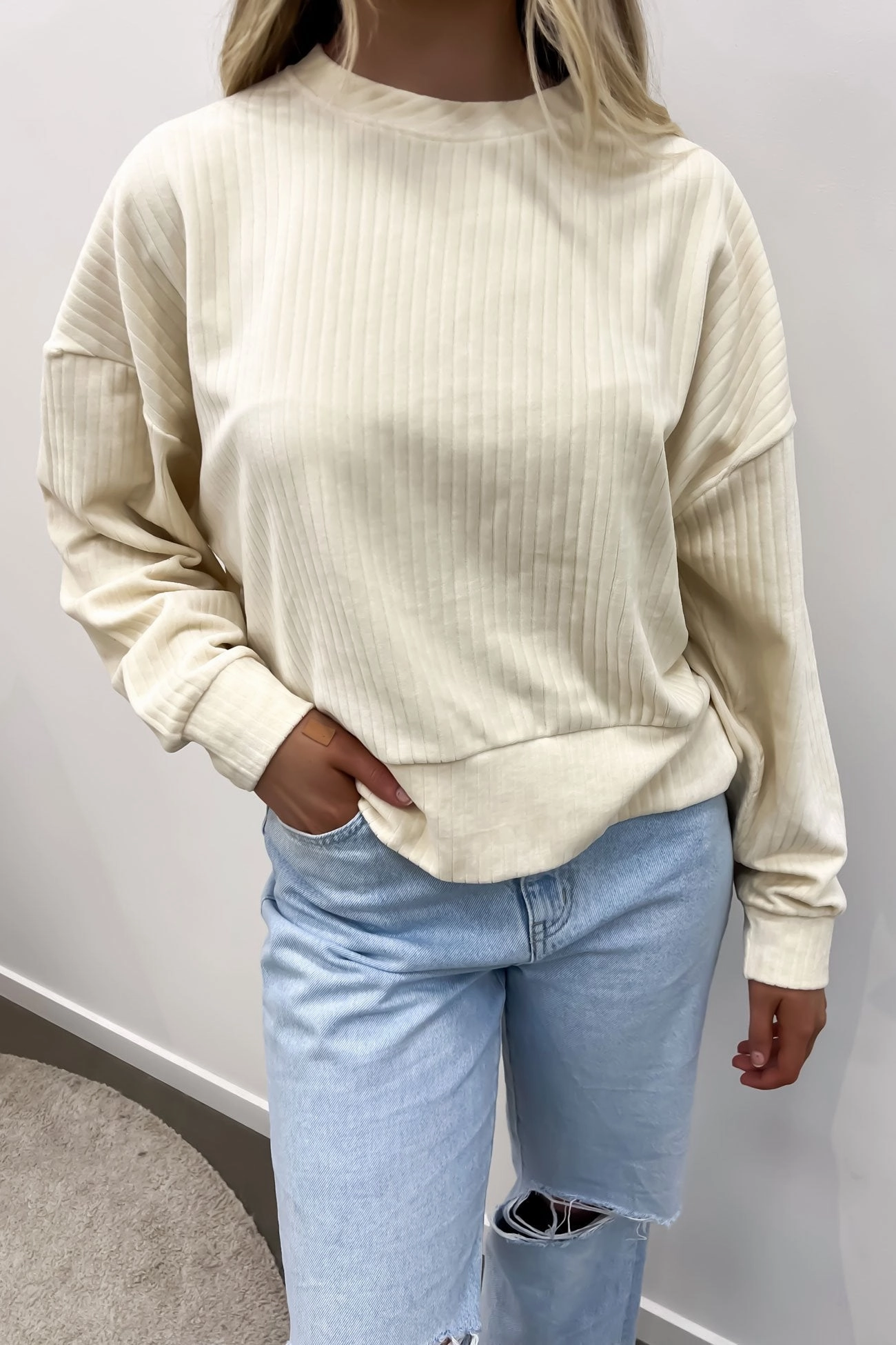 Orla Jumper Vintage White refinery sale