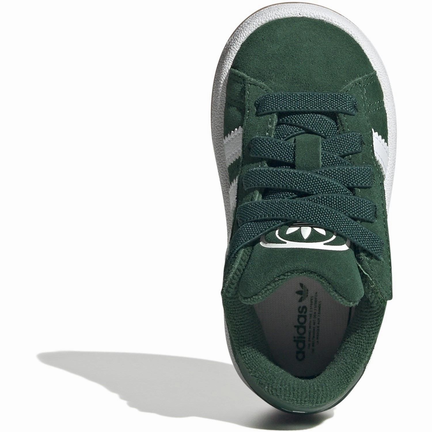 Orthopedic shoes adidas Originals Dark Green / Cloud White / Gum Campus 00S Cf El I Sneakers