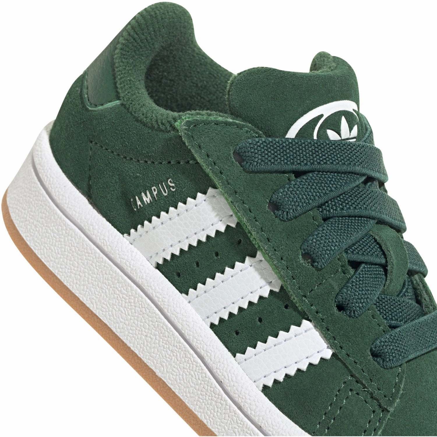 Orthopedic shoes adidas Originals Dark Green / Cloud White / Gum Campus 00S Cf El I Sneakers