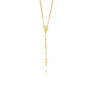Our Lady of the Cross Tassel 18k Gold Plated Virgencita Necklace