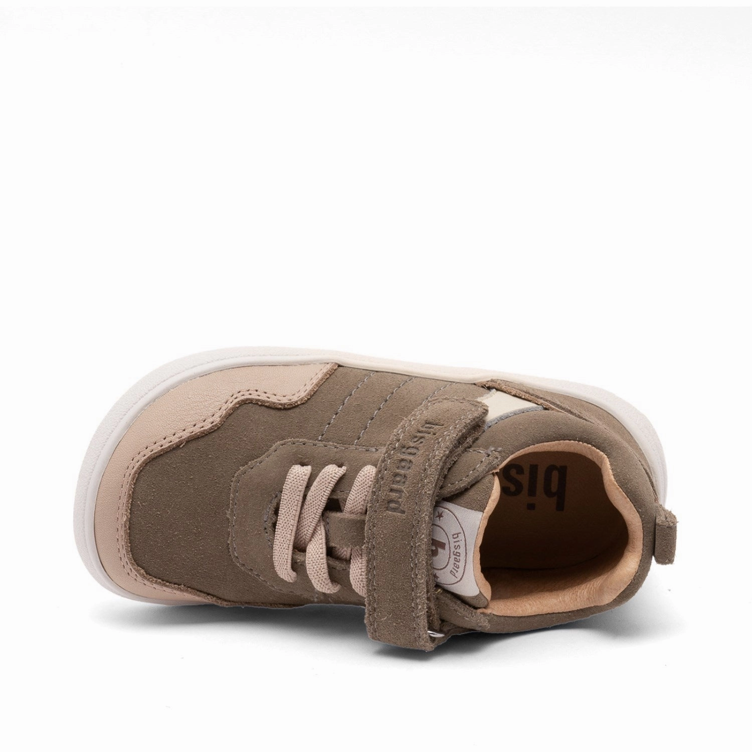 Outdoor shoes Bisgaard Khaki Barefoot Baloo Velcro Shoe