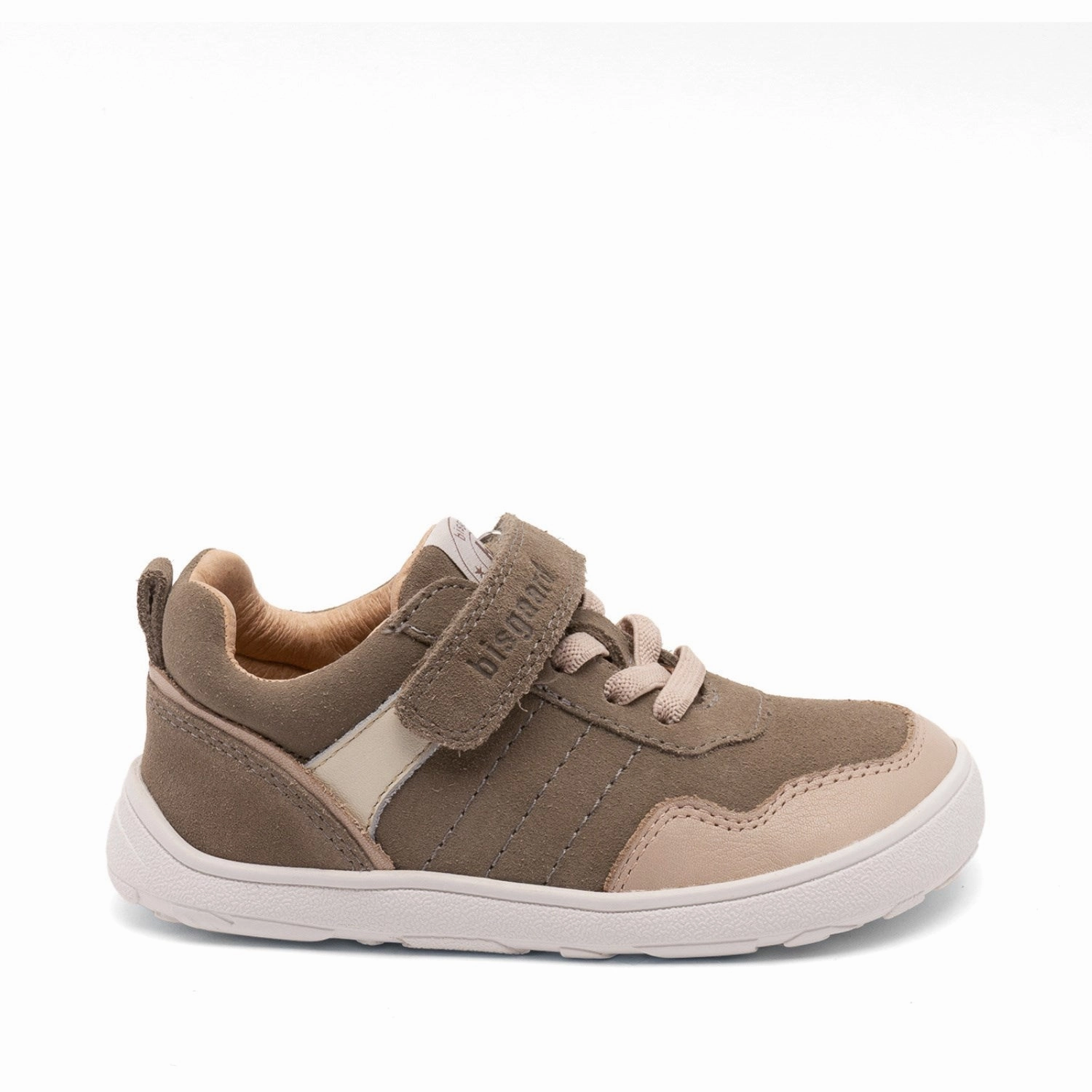 Outdoor shoes Bisgaard Khaki Barefoot Baloo Velcro Shoe